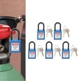 thumbnail image 4 of Lockout Lock, Lockout Tagout Lock Electrical Padlock  for Power Plants for Construction Sites Blue,Black, 4 of 7
