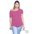 thumbnail image 2 of Awkward Styles Women's Plus Size Clothing Off Shoulder Shirt Curvy Plus Size Tshirt Loose Fit Shirts for Thick Girls Big Shirts for Women Plus Size Tshirt Off The Shoulder Cute Off Shoulder Tops, 2 of 5