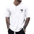 thumbnail image 1 of Camisetas de Trabajo de Manga Larga para Hombres Protección Solar, Deportes Manga Corta V Cuello Algodón Camisetas para el Verano Y Casual, 1 of 4