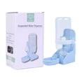 thumbnail image 1 of Billuyoard Cuenco alimentador de agua potable de PP, fácil de limpiar, duradero, amplia gama de usos, bebedero para mascotas con estilo Suministros de alimentación y agua para mascotas azul, 1 of 6