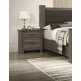 thumbnail image 2 of Transitional Elegant Wooden 4pc Bedroom Set Eastern King Size Bed w Drawers Dresser Mirror Nightstand Bedroom Furniture, 2 of 8