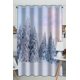 thumbnail image 1 of ABPHQTO Paisaje de invierno brumoso en las montañas Amanecer Cortina de ventana Cortina de cocina Panel de cortinas de ventana 130x210 cm (Una pieza), 1 of 1