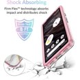 thumbnail image 3 of HAHDAXIA Google Pixel 7a Case, Pixel 7A Case with [3X Tempered Glass Screen Protector], Hard PC Bumper + SOFE TPU Shockproof Armor Impact Resistance Hybrid Marble Colorful Case for Google Pix, 3 of 7