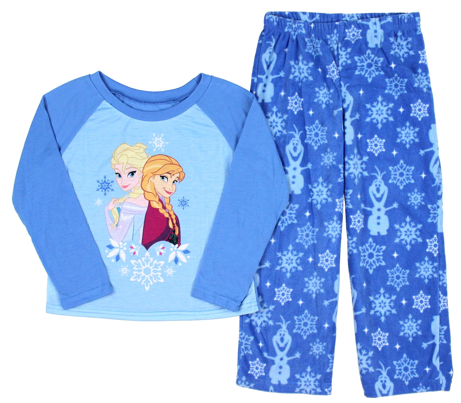 Details about  / Disney Frozen Elsa Anna Girls Knightgown Pajamas Long Sleeve Pink NWT