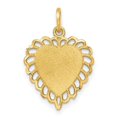 thumbnail image 7 of 10k Yellow Gold Heart Charm Pendant, 7 of 7
