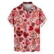 thumbnail image 3 of Camisas con botones para el día de San Valentín con estampado 3D para hombre, camisas casuales de verano de manga corta con cuello extendido para la playa, camisas de moda para hombre, 3 of 5