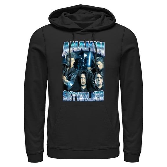 Mens Star Wars Anakin Skywalker Collage Lightweight Hoodie
