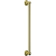 thumbnail image 2 of Delta Faucet Traditional 24" ADA Grab Bar Polished Brass 1", 2 of 2