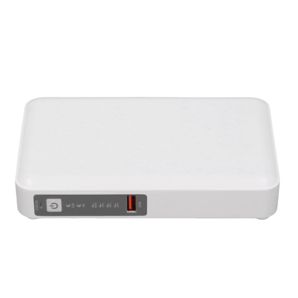 USB Mini UPS Battery Backup Uninterruptible Power Supply 8000mAh 5V 9V 12V 24V Output for Router Modem with Smart Indicator Short Circuit