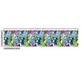 thumbnail image 3 of Ambesonne Leaf Print Fabric by the Yard Upholstery, Colorful Leaves Modern, 5 Yards, Green Blue and Pink, 3 of 5