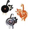 thumbnail image 4 of Drink Coaster | Cat Gifts for Cat Lovers,Fun Woven Creative Coasters,Cute Coffee Coaster for Home Decor Tabletop Protection Suitable for Kinds Cups (3PC), 4 of 7