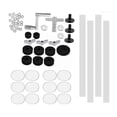 thumbnail image 1 of 50PCS Cymbal Stand Sleeves Cymbal Felts Drum Replacement Parts, 1 of 5