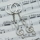 thumbnail image 3 of SenseYo Llavero de metal con símbolo de música en G, 10 unidades, 3 of 5
