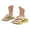 Khaki, variant on Boys Flip Flops Summer Thong Sandals Quick Dry Cushioned Soft Non EVA Footbed For Kids Beach Vacation Outdoor Play Shoes Black US:13.5
