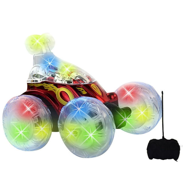 Bangcool Car RC Voiture RC USB Rechargeable Rotation 360° Toy Véhicule avec Lumière LED & Musique