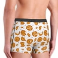 thumbnail image 4 of Kdxio Men's Boxer Briefs with Yellow Biscuit Print - Comfortable and Breathable Underwear for Everyday Wear, 4 of 7