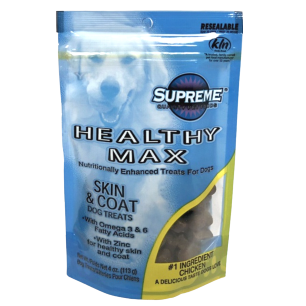 Supreme Quality Pet Foods Healthy Max Skin and Coat Dog Treats Chicken