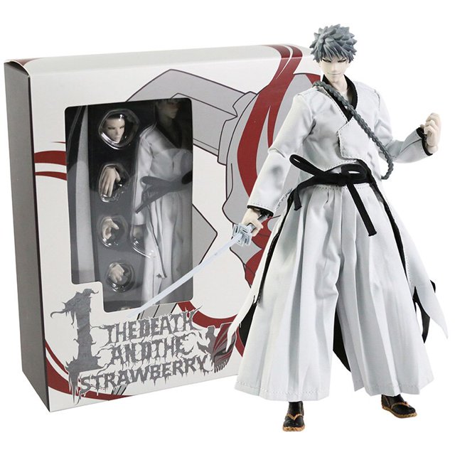 Dasin Great Toys BLEACH Aizen Sousuke PVC Action Figure Model Toy Collection Display Doll heqiyong LED