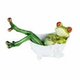 thumbnail image 2 of FC Design 6"W Frog in Bath Tub Statue Funny Animal Decoration Figurine, 2 of 2