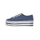 thumbnail image 3 of TENIS PLATAFORMA ZAPATOS CASUALES ALPARGATAS DAMA LEON TEXTIL MARINO 2624 LEON  2624p, 3 of 3
