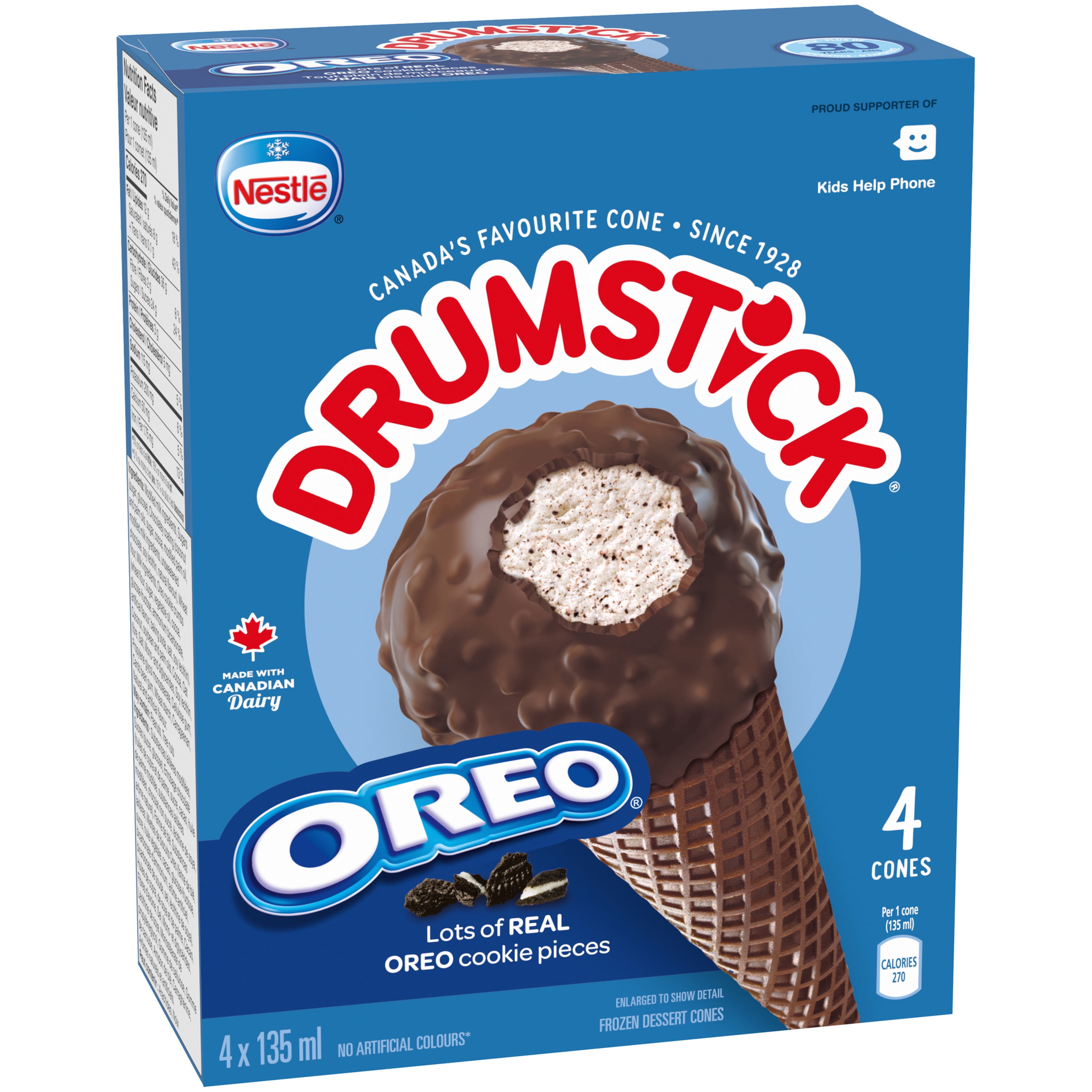 DRUMSTICK Frozen Dessert Cones 0.54 L, 540 ML
