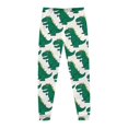thumbnail image 4 of Ensembles de Pyjama Garçon Enfants Imprimé Dinosaure Col Rond Manches Longues Haut Pantalon Ensemble de Pyjama 2 Pcs Printemps Automne Pyjama Bébé Noir 2 Ans-3 Ans, 4 of 5