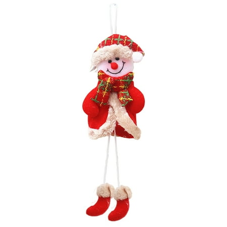 

TAONMEISU Christmas Tree Pendant Doll Old Man Snowman Hanging Ornament