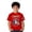 Red, variant on lnmuld Independence Day Boys "250 Years America Strong" Patriotic Graphic Short Sleeve T-Shirt Color:Grey,Size:12-13 Years