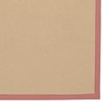 thumbnail image 4 of Contemporary Home Living 1.75' x 2.75' Tufted Solid Bordered Area Throw Rug - Beige and Burnt Orange, 4 of 7