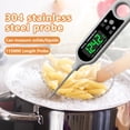 thumbnail image 2 of Toystoory Termómetro electrónico de temperatura precisa para cocina portátil, medidor de alimentos de lectura rápida, suministros de acero Cocina y Comedor, 2 of 6