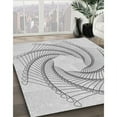 thumbnail image 3 of Ahgly Company Tapis d'Intérieur Lavables en Machine, Ronds, Transitionnels, Gris Platine, 7' Ronds, 3 of 7