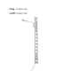 thumbnail image 5 of Lámpara de Vía Férrea Billuyoard Modelo Clásico Mini Paisaje Escalera Luz LED Metal Plata, 5 of 6