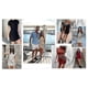thumbnail image 3 of Women\'s Summer T Shirt Dress Casual Short Sleeve Wrap Bodycon Ruched Tie Waist Mini Dresses, 3 of 4