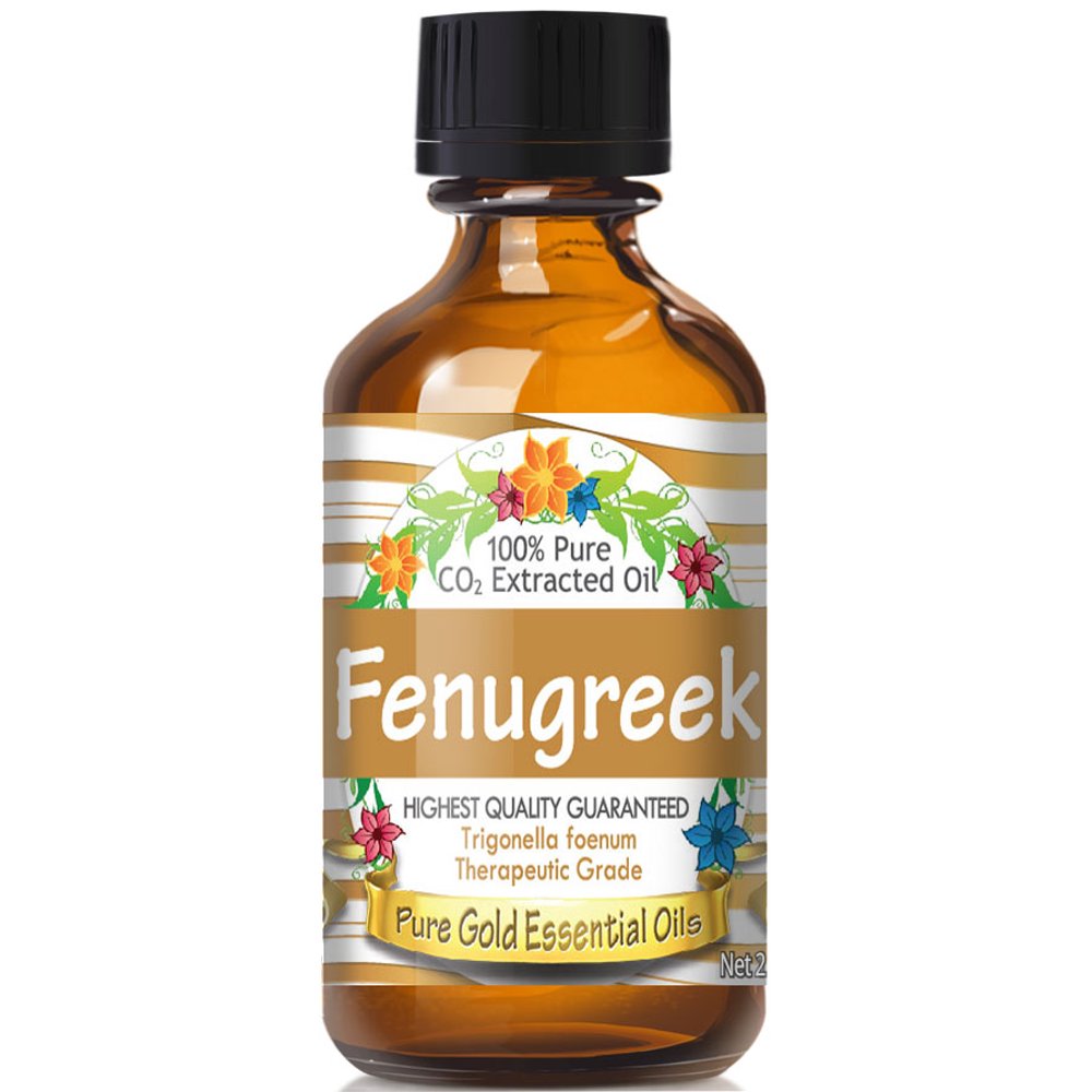 Pure Gold Fenugreek Essential Oil, 100 Natural & Undiluted, 60ml