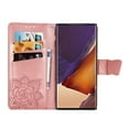 thumbnail image 6 of Samsung Galaxy Note 20 Ultra Wallet Case, Mantto Bling Butterfly Flower PU Leather Flip Phone Cover Credit Cards Slot Shockproof Kickstand Case for Samsung Galaxy Note 20 Ultra, Rosegold, 6 of 9