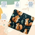 thumbnail image 3 of Squirrel Gaming Mousepad Square, 8.3x9.8 Inch Non-Slip Rubber Bottom Printed Mouse Mat for Office and Gaming, 3 of 6
