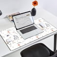 thumbnail image 5 of armdgodx White Flowers & Grass Mouse Pad, White, 5 of 6