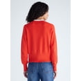 thumbnail image 3 of Free Assembly Women's and Women's Plus Cozy Yarn Cardigan Sweater, Midweight, XS-4X, 3 of 5