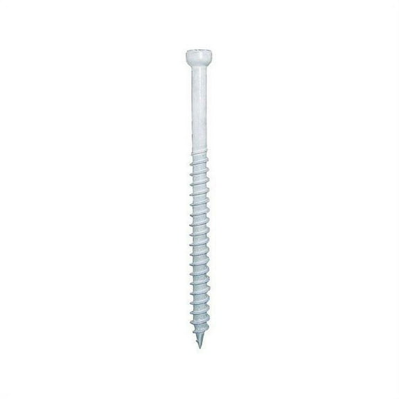 Screw Fin/trim Wht 8x2-1/2in