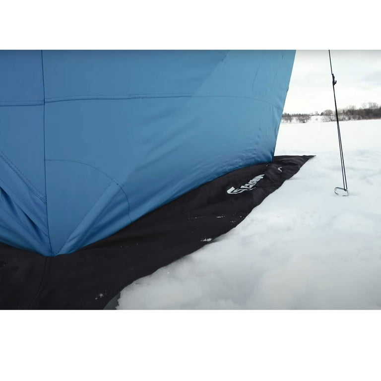 CLAM C-560 Portable 7.5 Foot Pop Up Ice Fishing Thermal Hub Shelter Tent