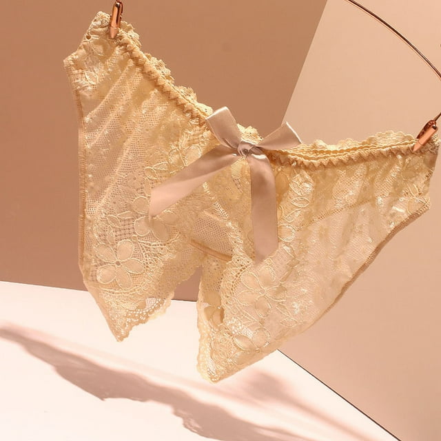 Womens Underwear - Lace Low Rise Panties with Delicate Triangle Design for Everyday Comfort and Style