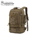 thumbnail image 2 of Sac à Dos Tactique pour Hommes 28L Sac de Jour pour Randonnée Militaire Pêche Sports Randonnée Polyester 600D Kaki, 2 of 6