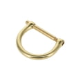 thumbnail image 4 of 2014 Natural Brass, D-Ring, Solid Brass-LL, 3/4", 4 of 10