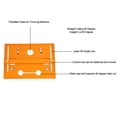 thumbnail image 3 of Placa base de la mácina de Corte de Carpintería, Buena Compatibilidad Fuerte Bancos de Carpintería Placa de Flip Enrutador Diseño Ergonímico para Bricolajeje, 3 of 7