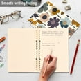 thumbnail image 4 of FORMRS 1-Subject Spiral Notebook 8" x 5" College Ruled 60 Refillable Sheet A5 Hard Cover, Colorful Floral, 4 of 7