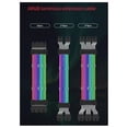 thumbnail image 5 of ARGB Power Supply Extension Cable 2X8Pin Cord Motherboard RGB Extension Cable for Computer, 5 of 5