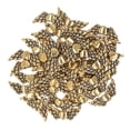 thumbnail image 2 of Cuentas Espaciadoras De Alas De ángel, Mano De Obra Fina, 50 Piezas, Cuentas De Metal De Amplia Aplicabilidad, Hermoso Tamaño Uniforme Para Colgantes De Joyería, 2 of 7