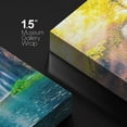 thumbnail image 4 of wall26 Canvas Print Wall Art Morning Sunlight Forest River Waterfall Nature Wilderness Photography Realism Decorative Landscape Relax/Calm Zen Multicolor for Living Room, Bedroom, Office - 32"x4, 4 of 5