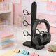 thumbnail image 4 of FOMIYES Soporte Para Headset Y Control De Juegos Con Base Antideslizante Para Escritorio Negro, 4 of 8