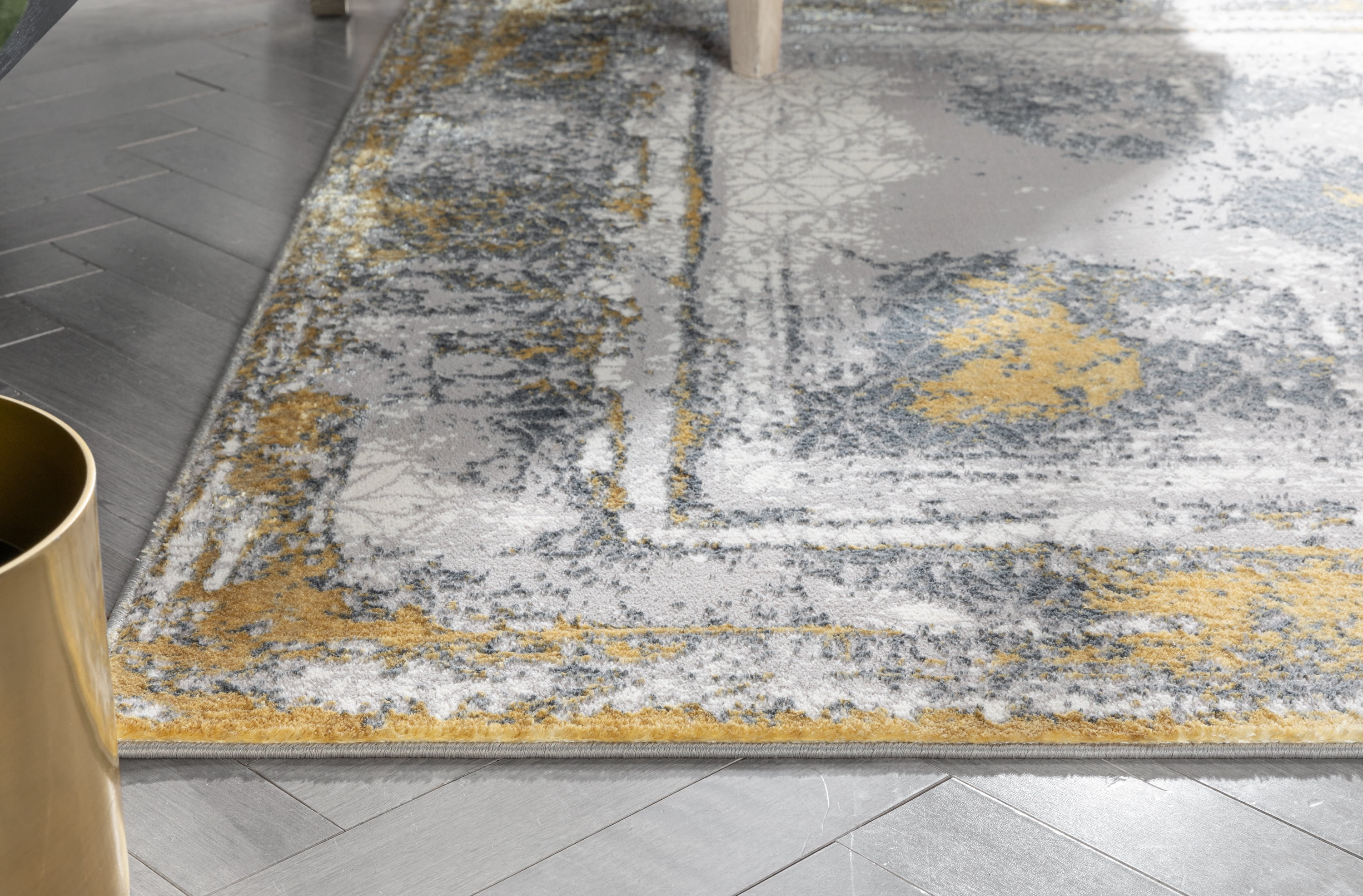 Well Woven Cairo Oriental Area Rug, 7.83' x 9.83', Glam, Soft Rug, Globally Inspired Patterns, Serged Edges For Longer Lasting Rug